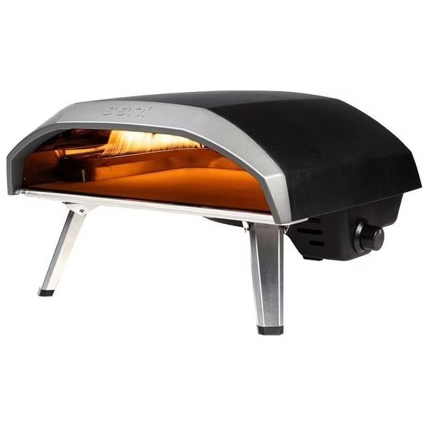 Koda 16 Series Pizza Oven, 25 in W, 232 in D, 147 in H, Propane, 29,000 Btu, Carbon Steel, Black, Ooni, Mfr#: UU-P0AB00